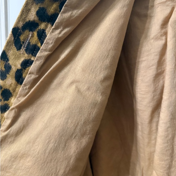 Lauren by Ralph Lauren Linen Leopard Print Button-Up Jacket size XL - Picture 11 of 11